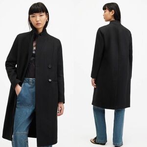 All saints Sidney wool cashmere blend tailored coat FINAL PRICE NO OFFERS